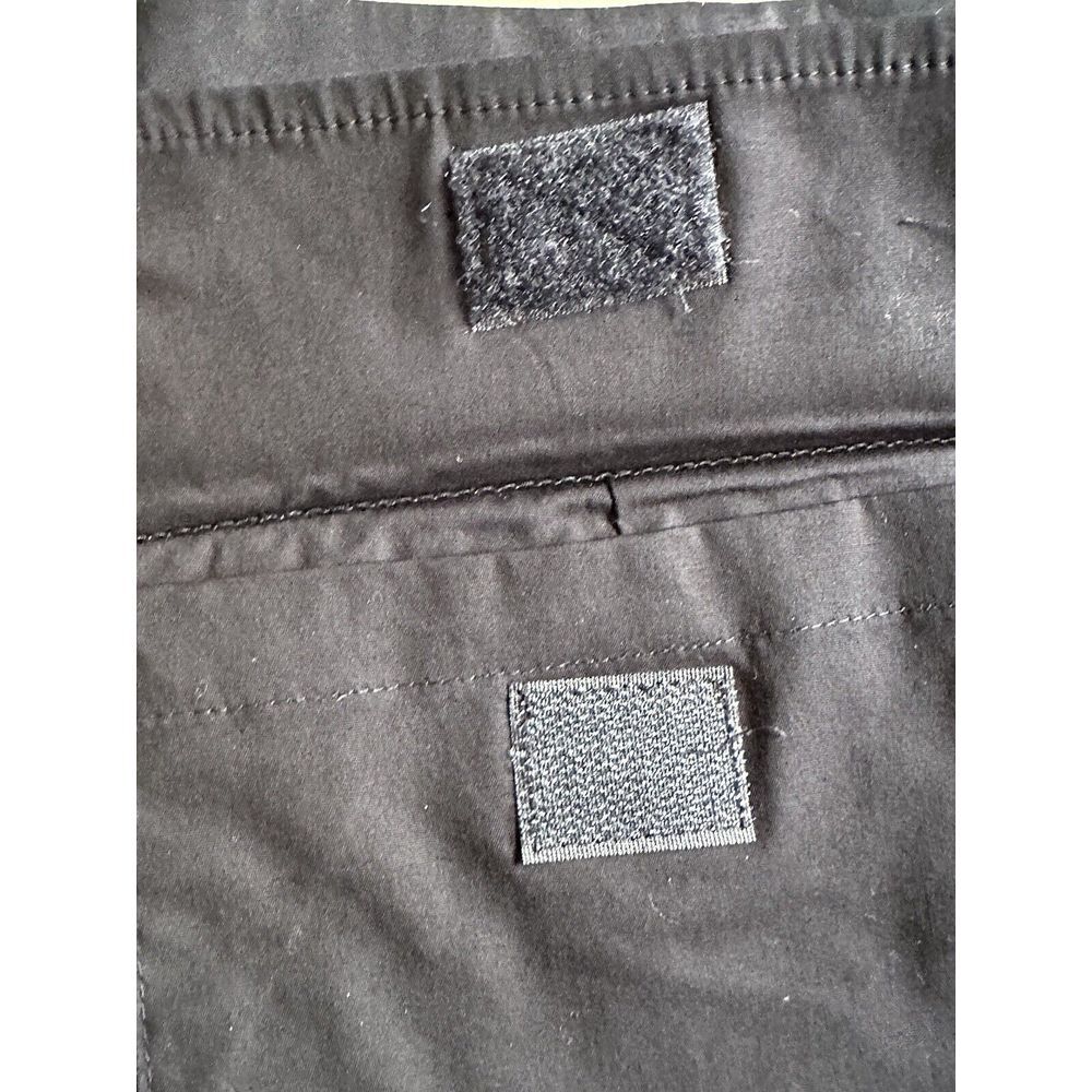 Ralph Lauren‎ Black Label Stretch Roll Up Legs Cotton Pants Black Size 4 - Picture 10 of 13